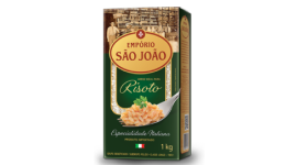 O Arroz para risoto Empório São João é a escolha certa para pratos cremosos e saborosos. Elevando sua culinária ao próximo nível com grãos de qualidade superior.