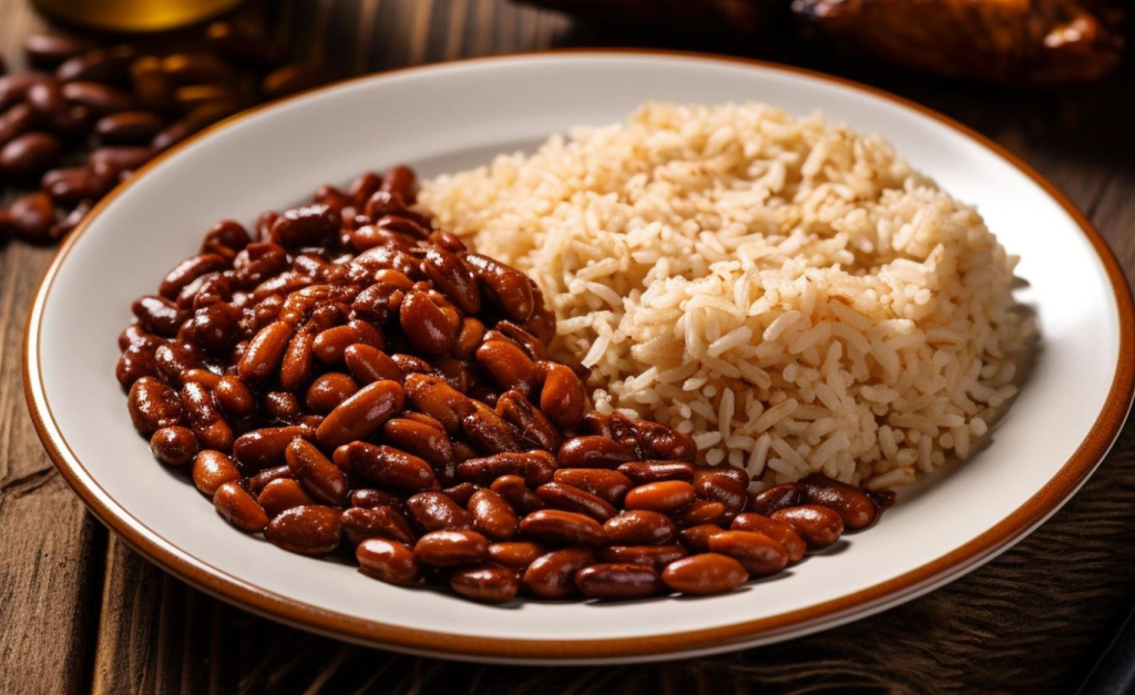 benefícios do arroz e feijão